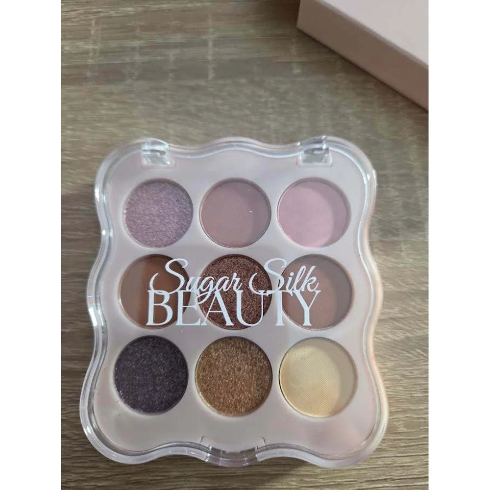 Sugar Silk Beauty Ethereal Eyes Palette 9‎ Shades Neutral Shimmer Matte New
